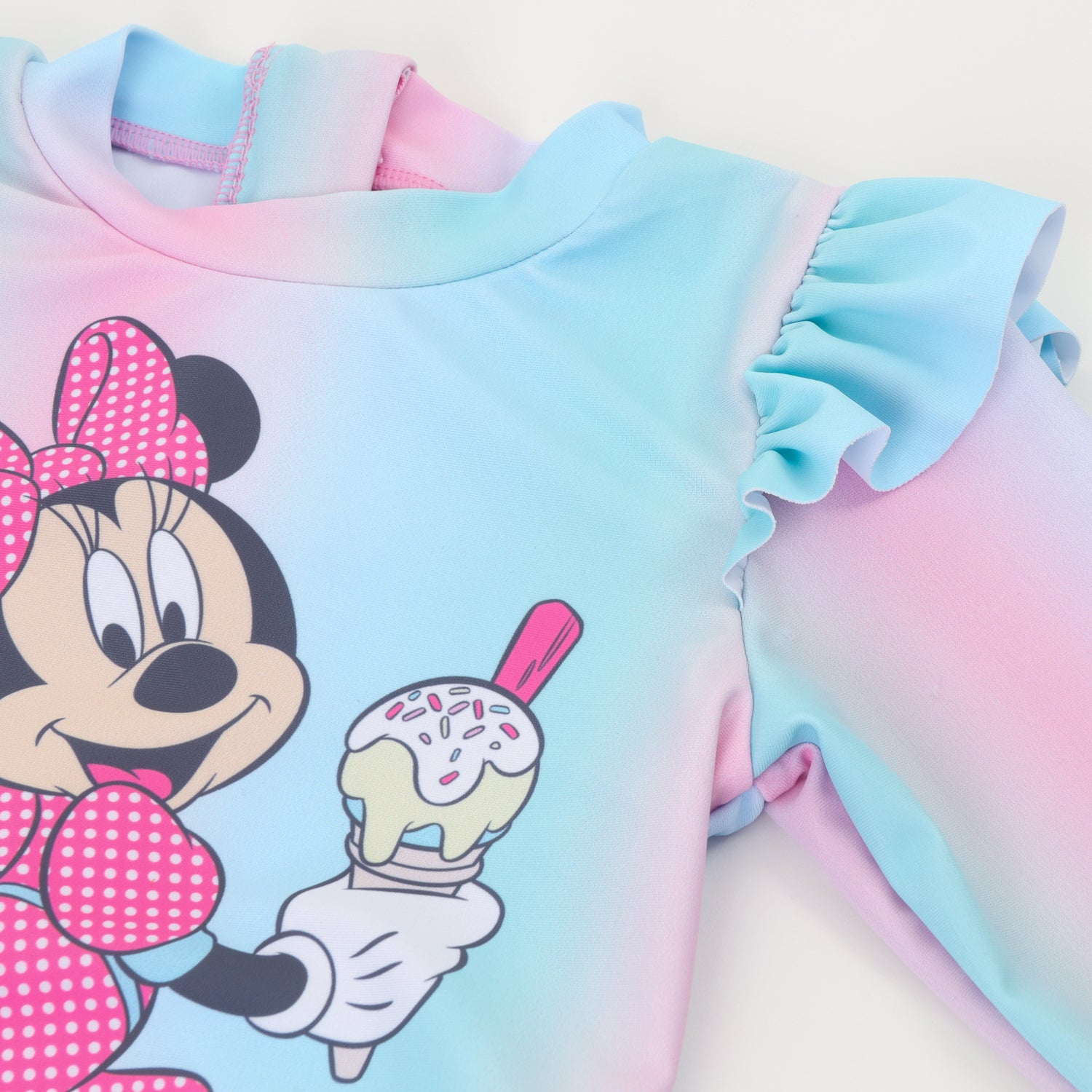 Traje de baño Niña Rosa Personaje Minnie Disney