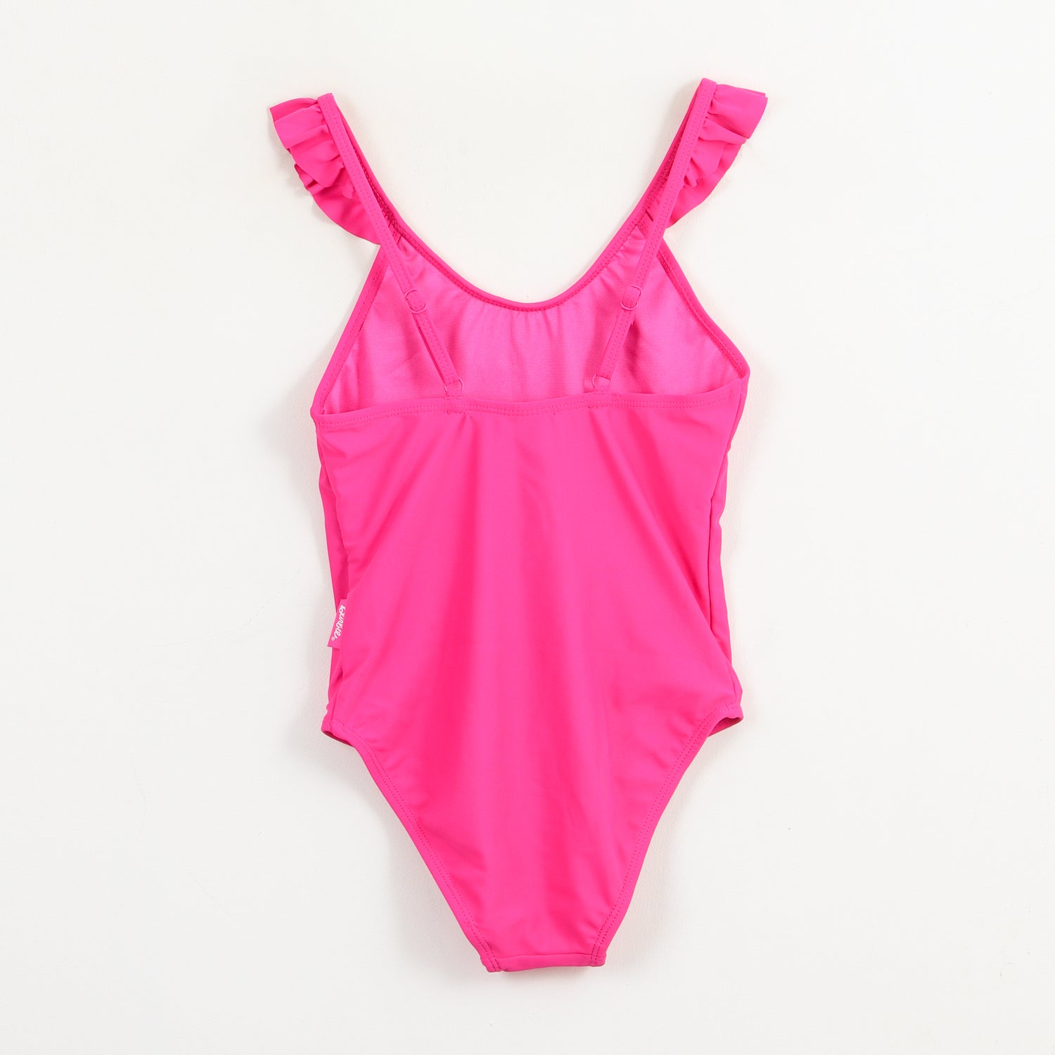 Traje de baño entero Niña Rosa Logo Barbie