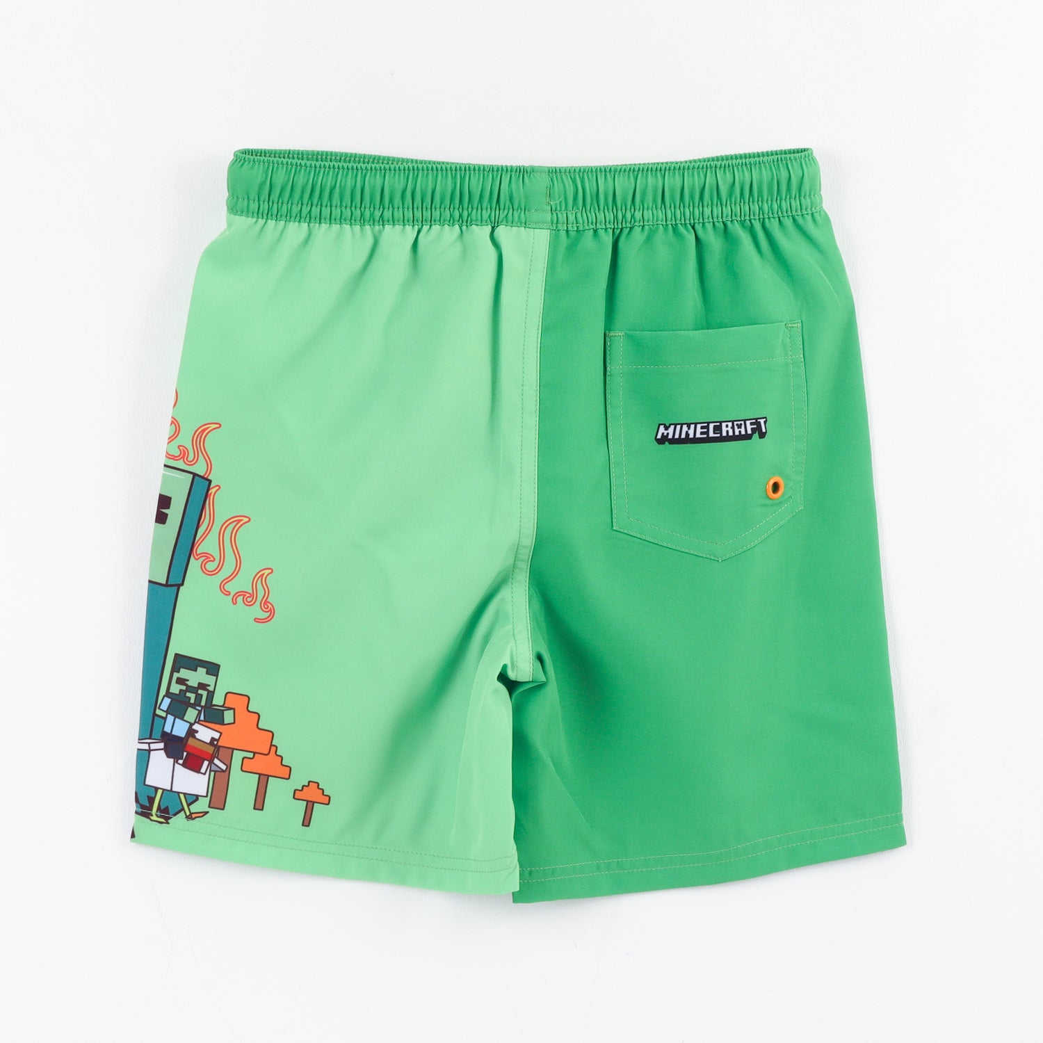 Short y Bolsa Niño Creeper Verde Minecraft