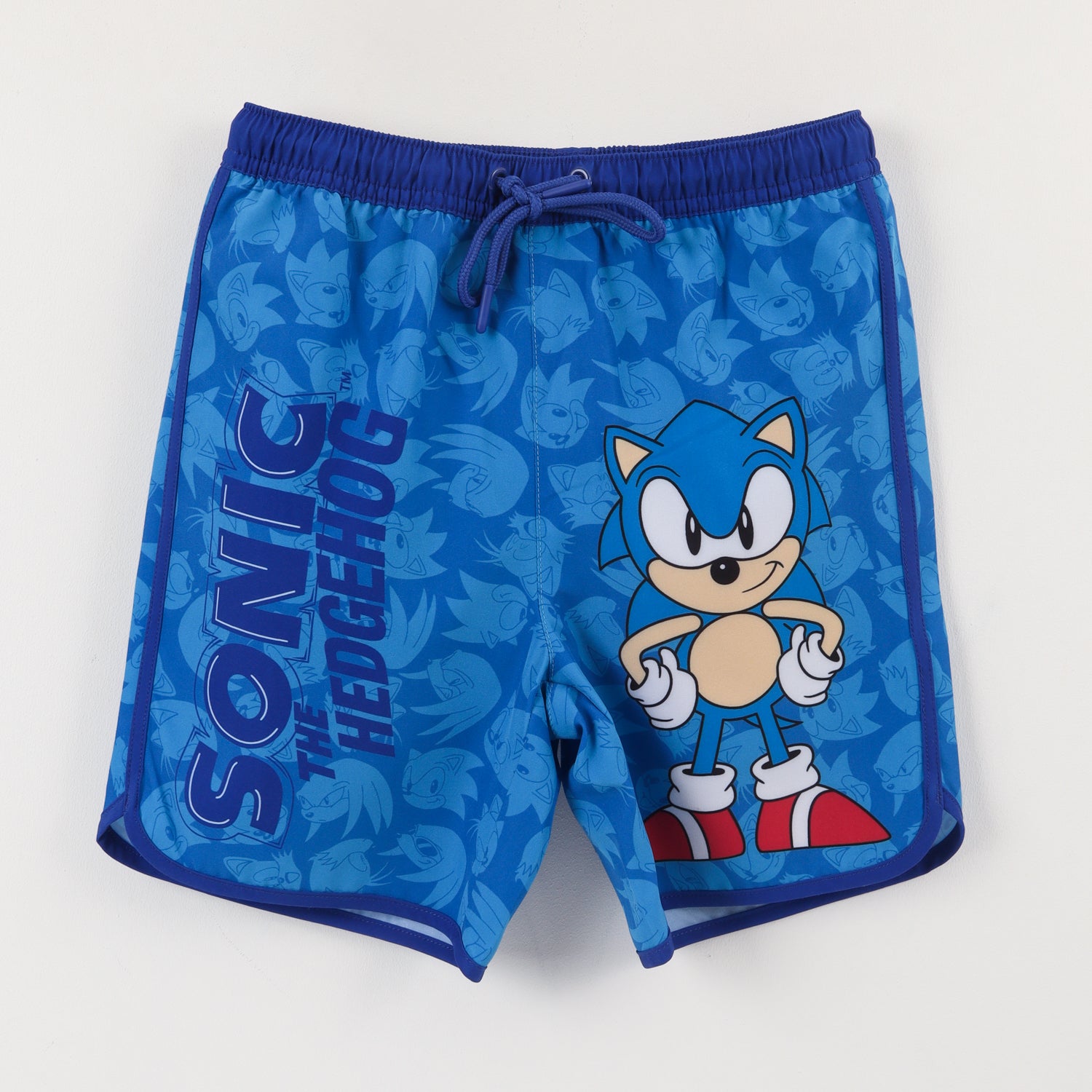 Short y Bolsa Niño Azul Full Print Bolsillo Sonic