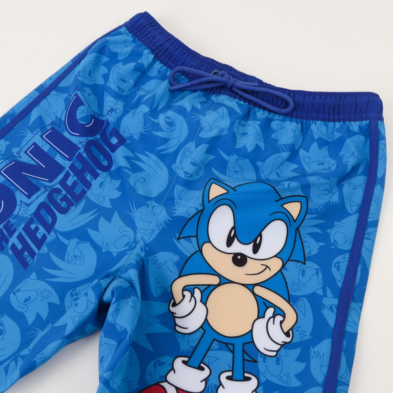 Traje de baño Niño Azul Full Print Bolsillo Sonic