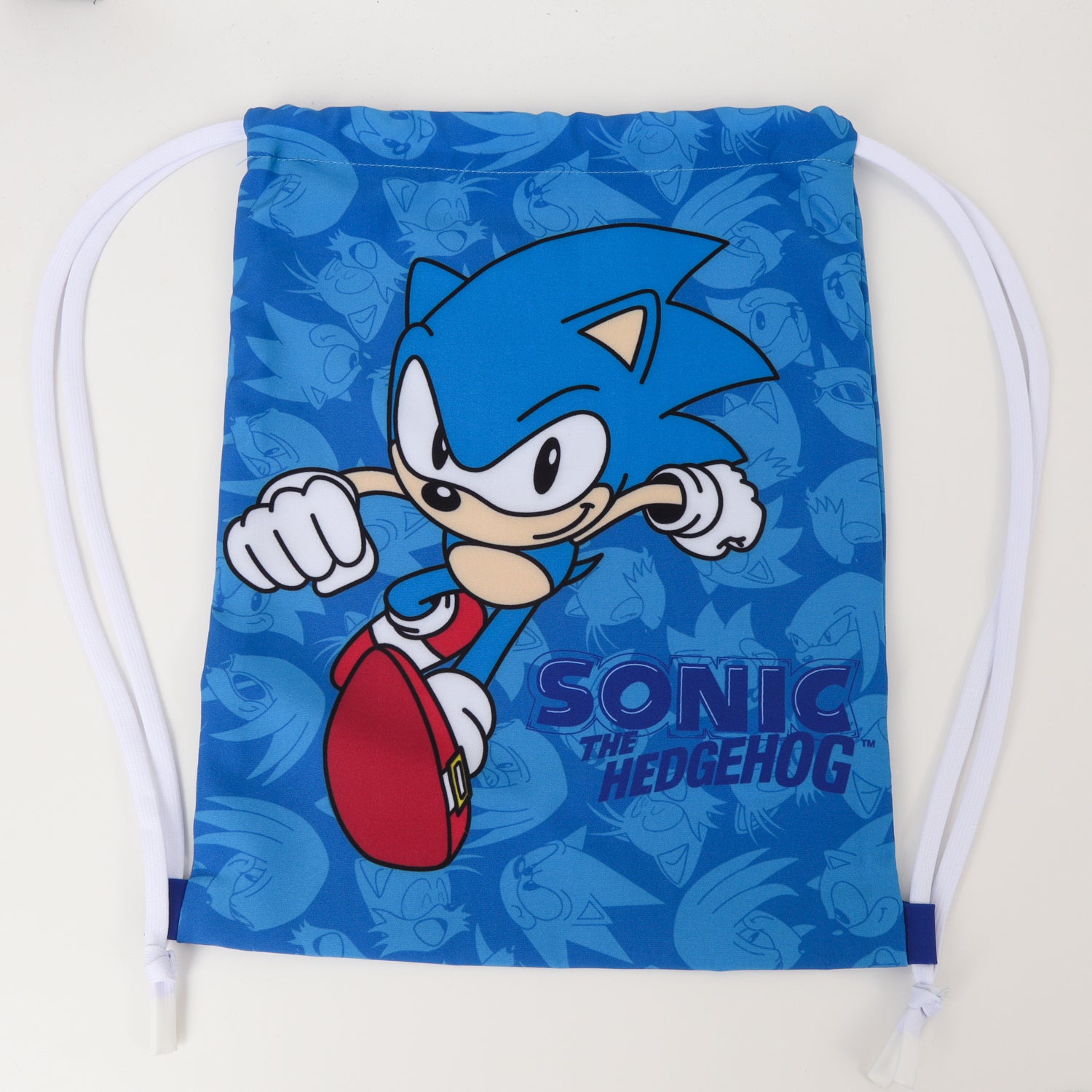Short y Bolsa Niño Azul Full Print Bolsillo Sonic