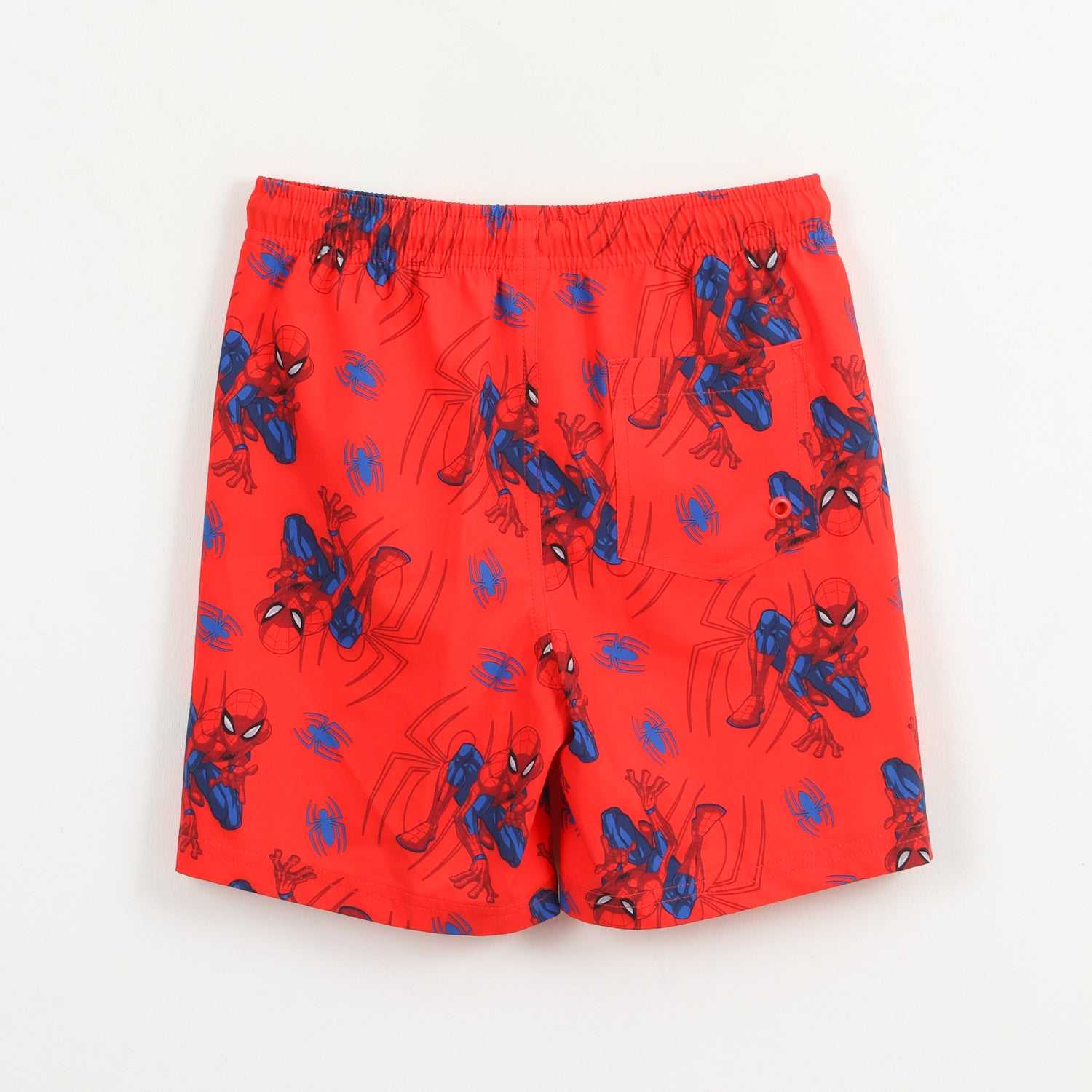 Short con Bolsa Niño Rojo Full Print Spiderman Marvel