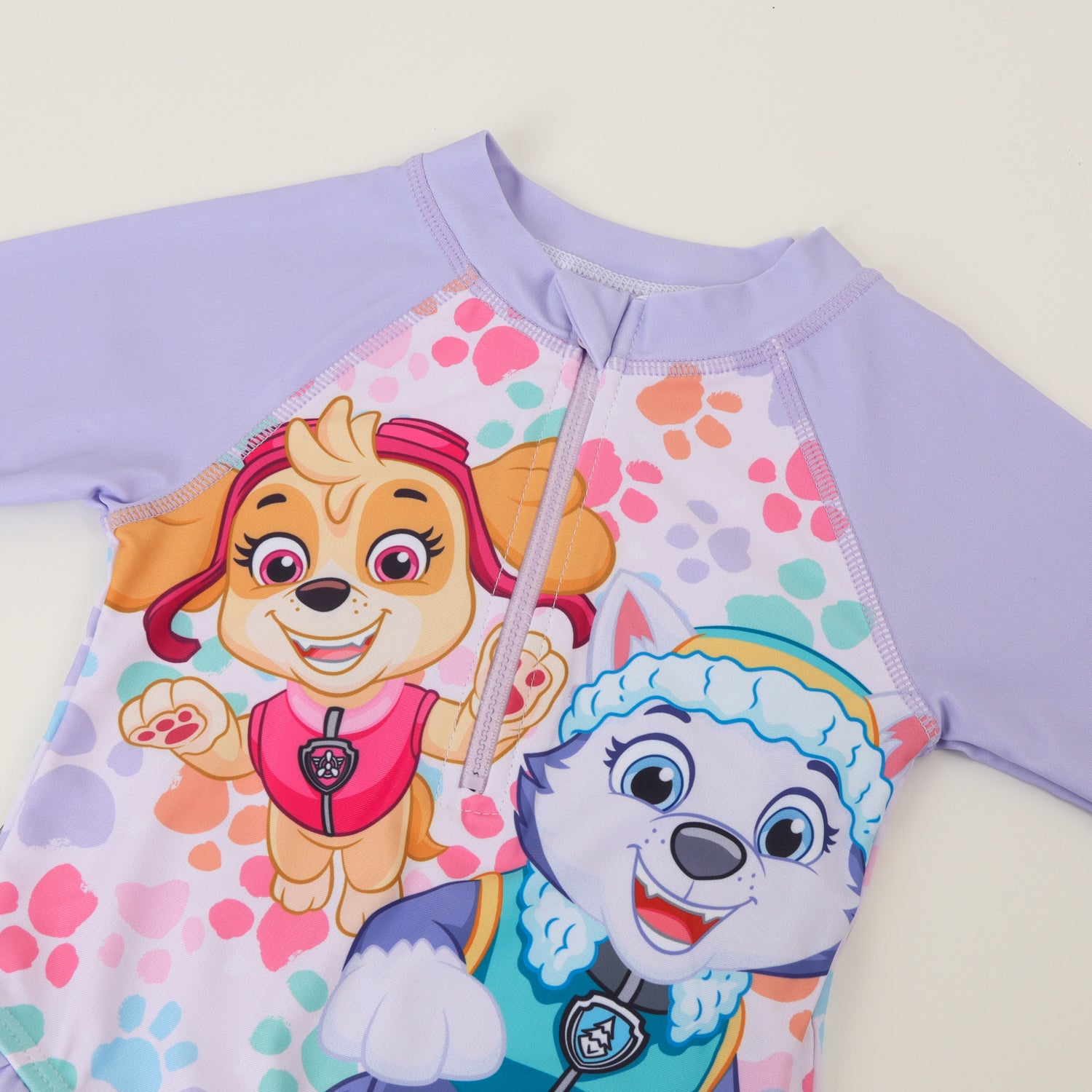 Traje de Baño Niña Lila Skye & Everest Paw Patrol