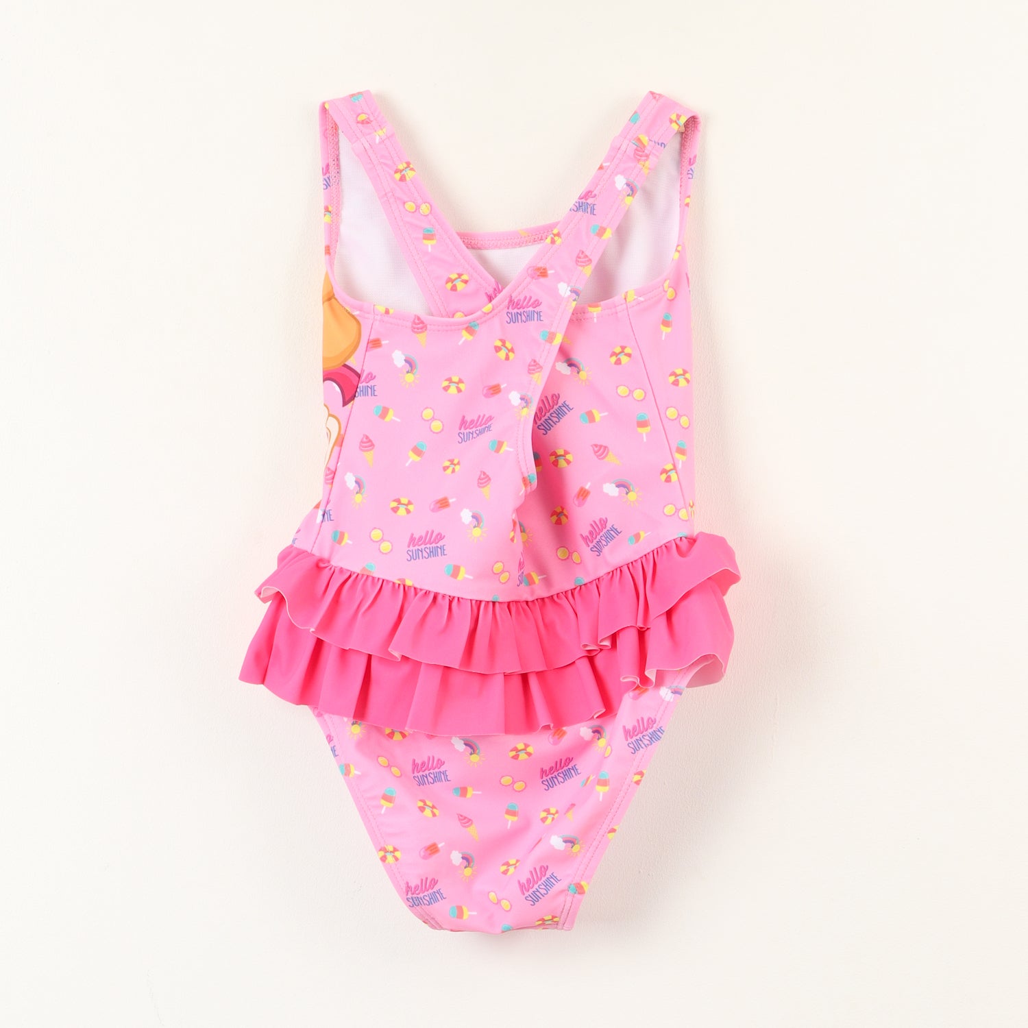 Traje de Baño Tull Niña Rosado Skye Paw Patrol