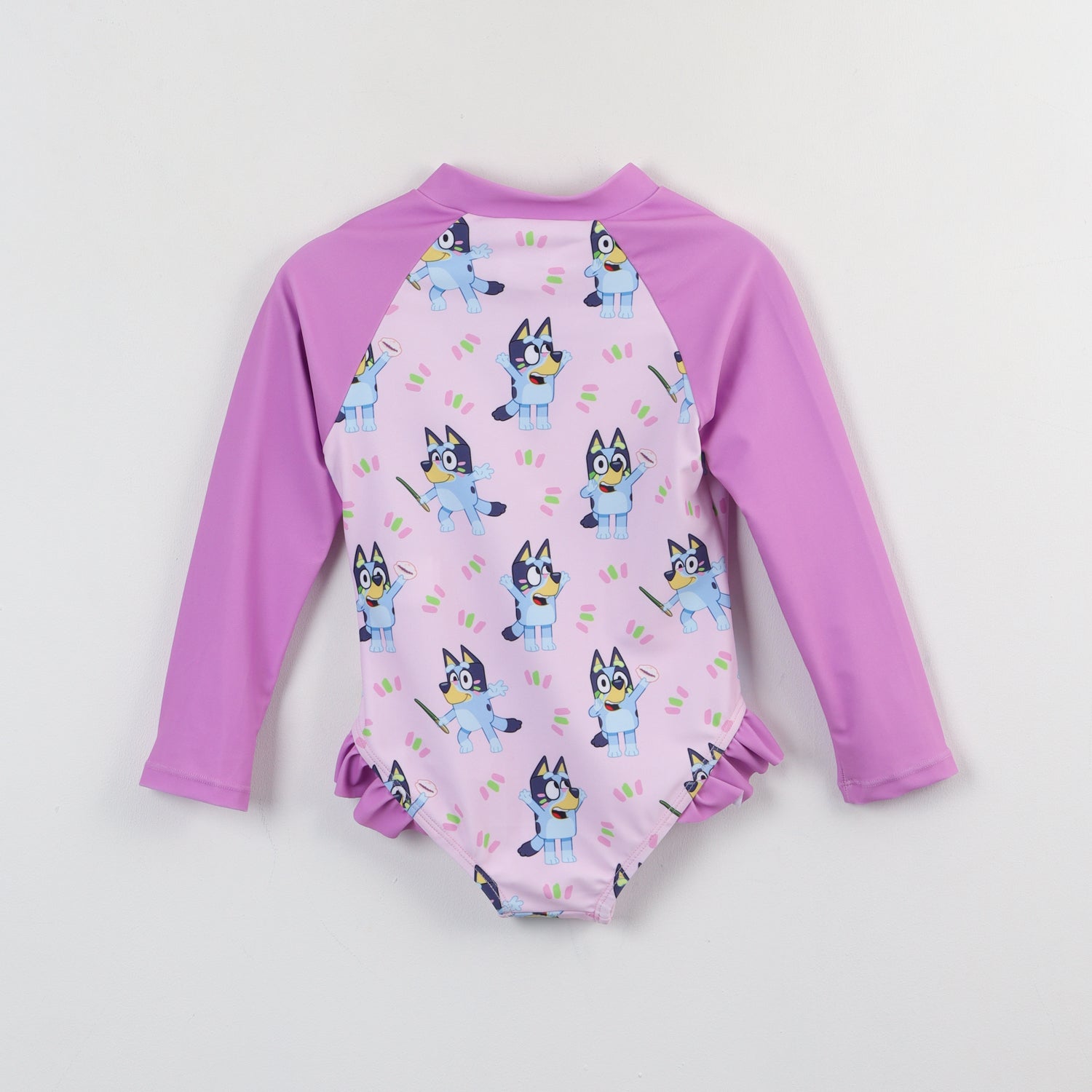 Traje de baño entero Niña Morado Full Print Bluey