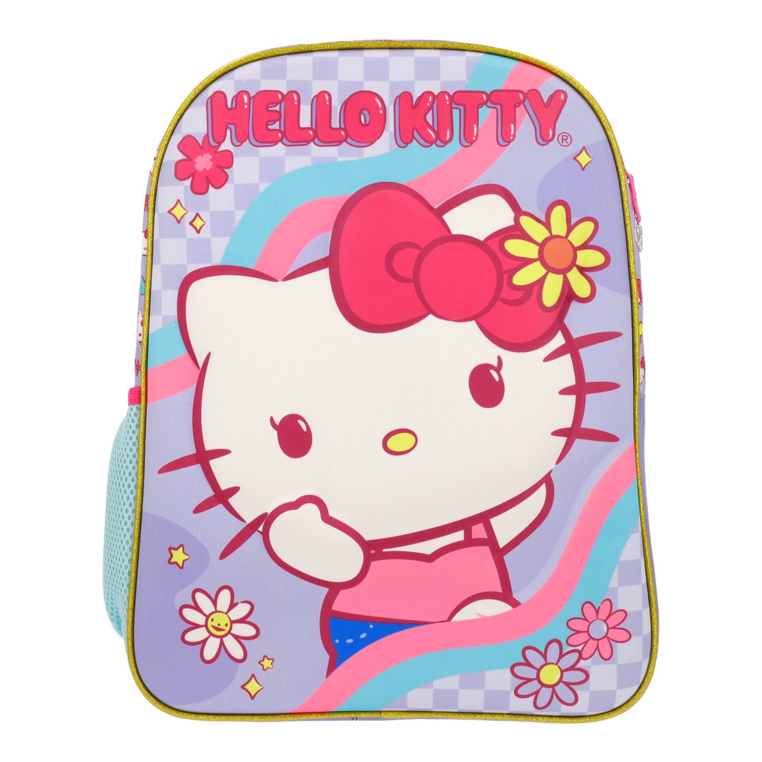 Set 3 en 1 Escolar Niña Flores Rosado Hello Kitty - Chile | The Brands Club cl
