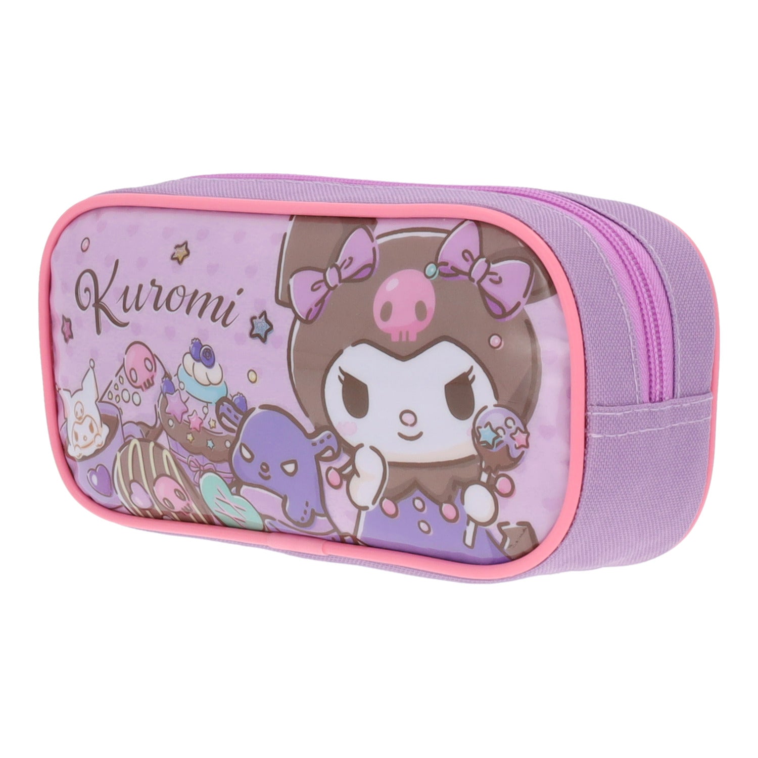 Estuche Escolar Niña Kuromi Morado Hello Kitty - Chile | The Brands Club cl