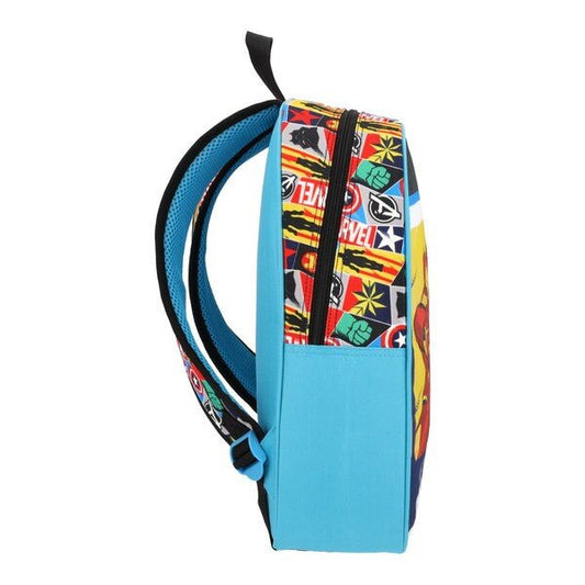 Mochila Escolar Niño Avengers Print Celeste Marvel - Mochilas Chile | The Brands Club cl