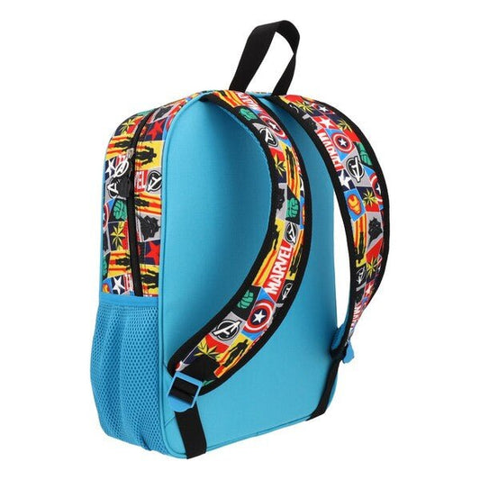 Mochila Escolar Niño Avengers Print Celeste Marvel - Mochilas Chile | The Brands Club cl