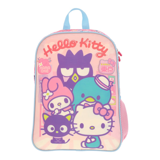 Mochila Escolar Niña Rosado Friends & Hello Kitty - Mochilas Chile | The Brands Club cl