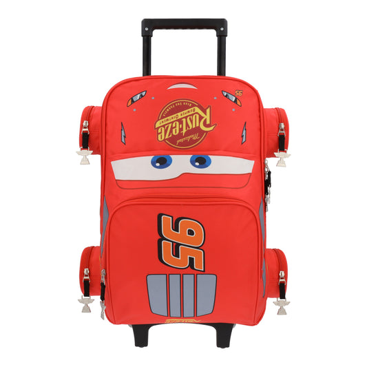 Mochila Escolar con Ruedas Niño Rayo McQueen Rojo Disney - Mochilas Chile | The Brands Club cl