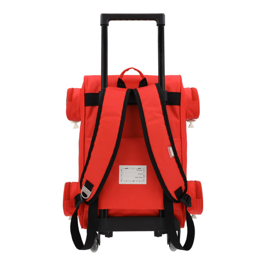 Mochila Escolar con Ruedas Niño Rayo McQueen Rojo Disney - Mochilas Chile | The Brands Club cl