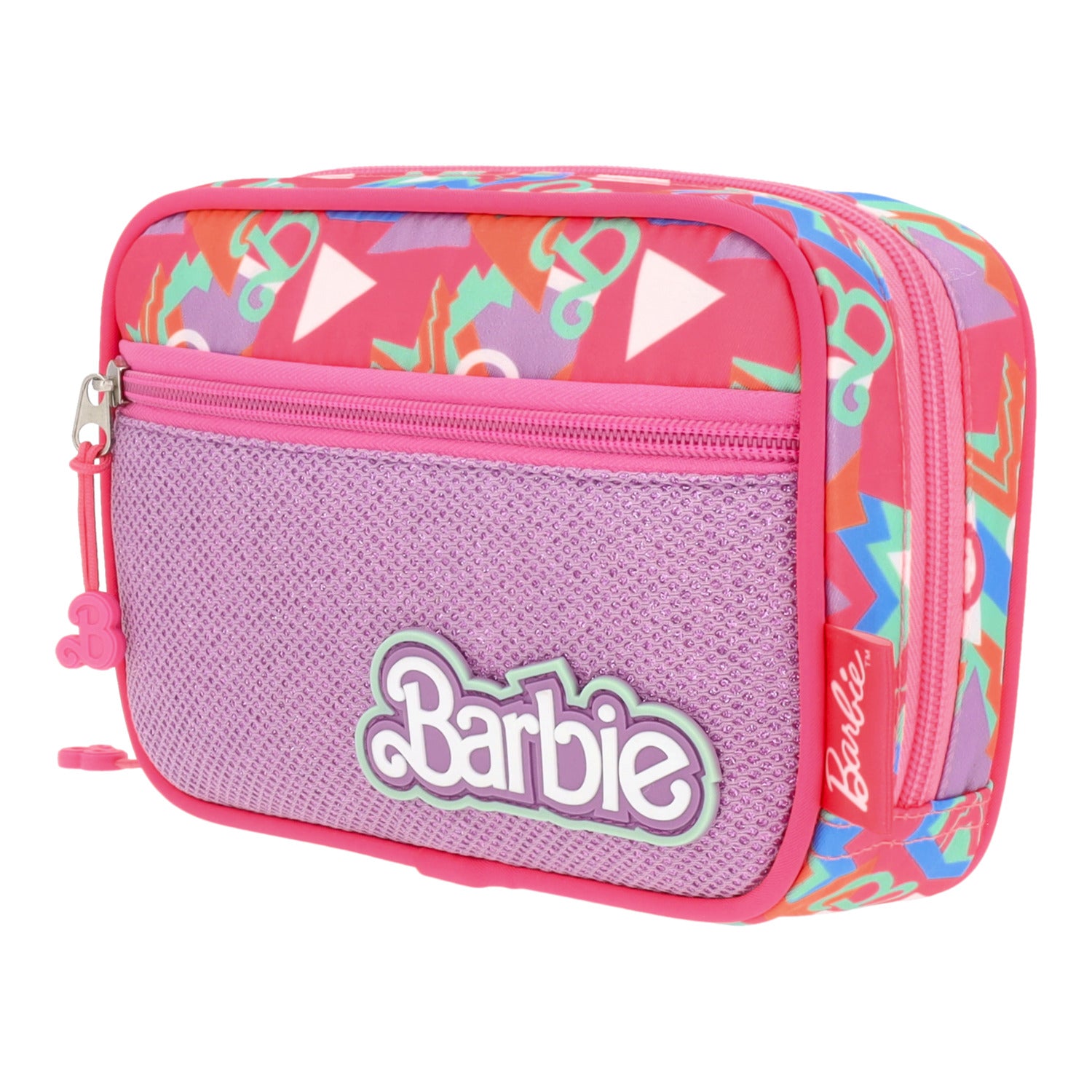 Estuche Escolar Niña Full Print Rosado Barbie - Estuches Chile | The Brands Club cl