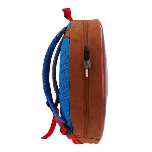 Mochila Escolar Niño Escudo Capitán America Rojo Marvel - Mochilas Chile | The Brands Club cl