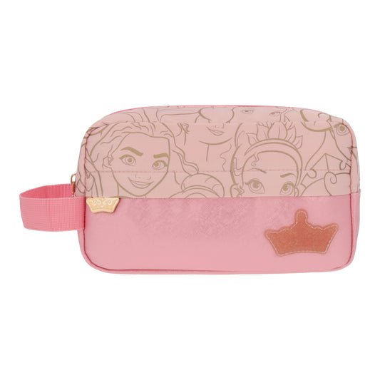 Estuche Escolar Niña Print Princesas Rosado Disney - Chile | The Brands Club cl