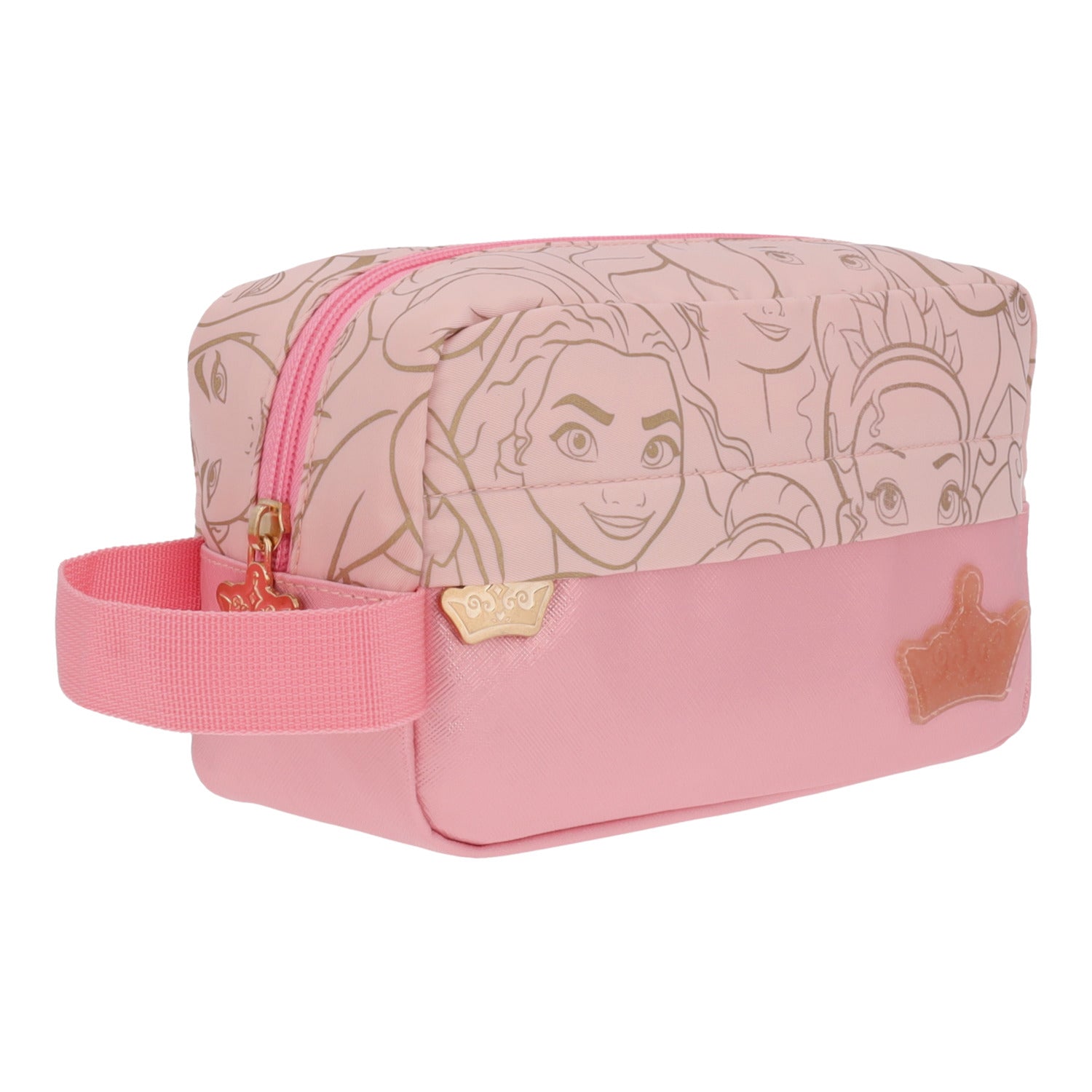 Estuche Escolar Niña Print Princesas Rosado Disney - Chile | The Brands Club cl