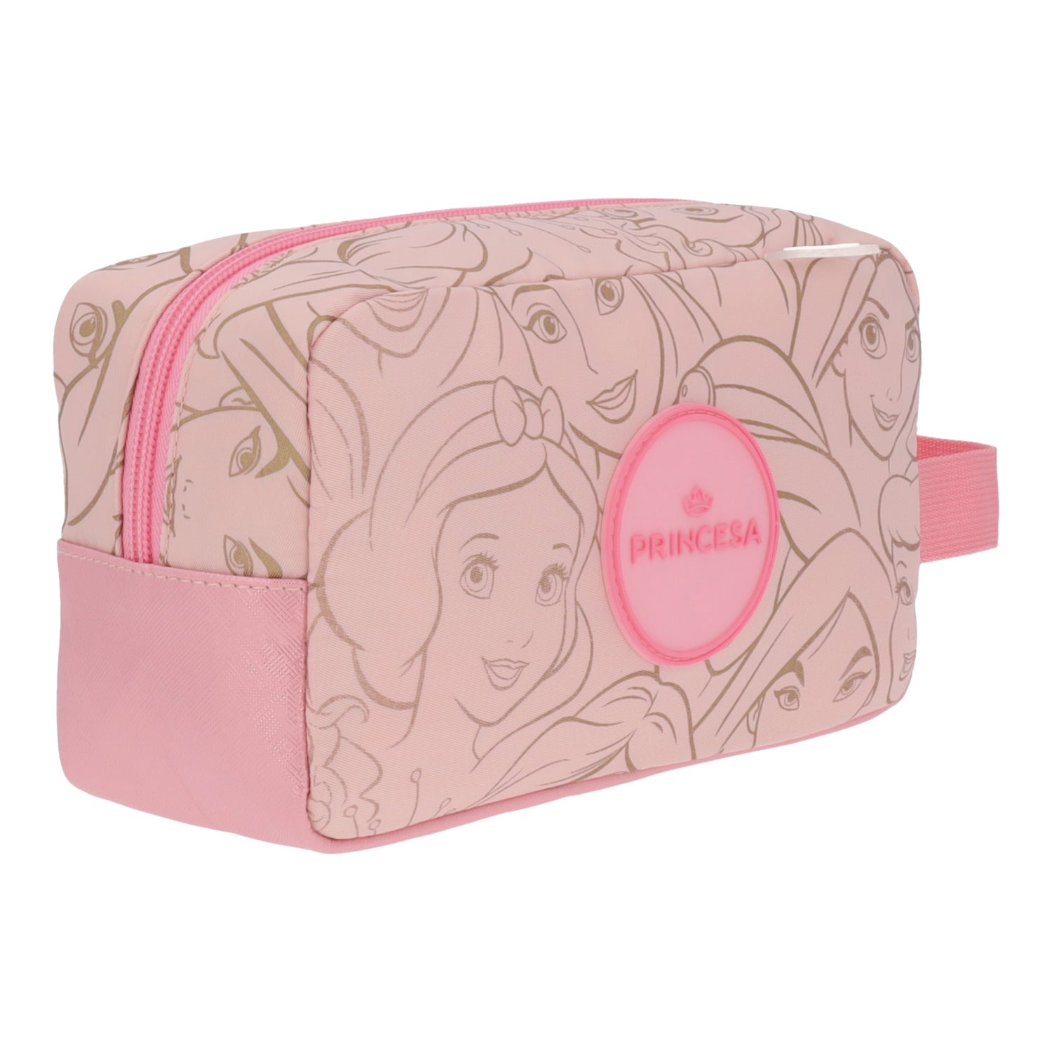 Estuche Escolar Niña Print Princesas Rosado Disney - Chile | The Brands Club cl