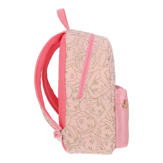 Mochila Escolar Niña Print Princesas Rosado Disney - Mochilas Chile | The Brands Club cl