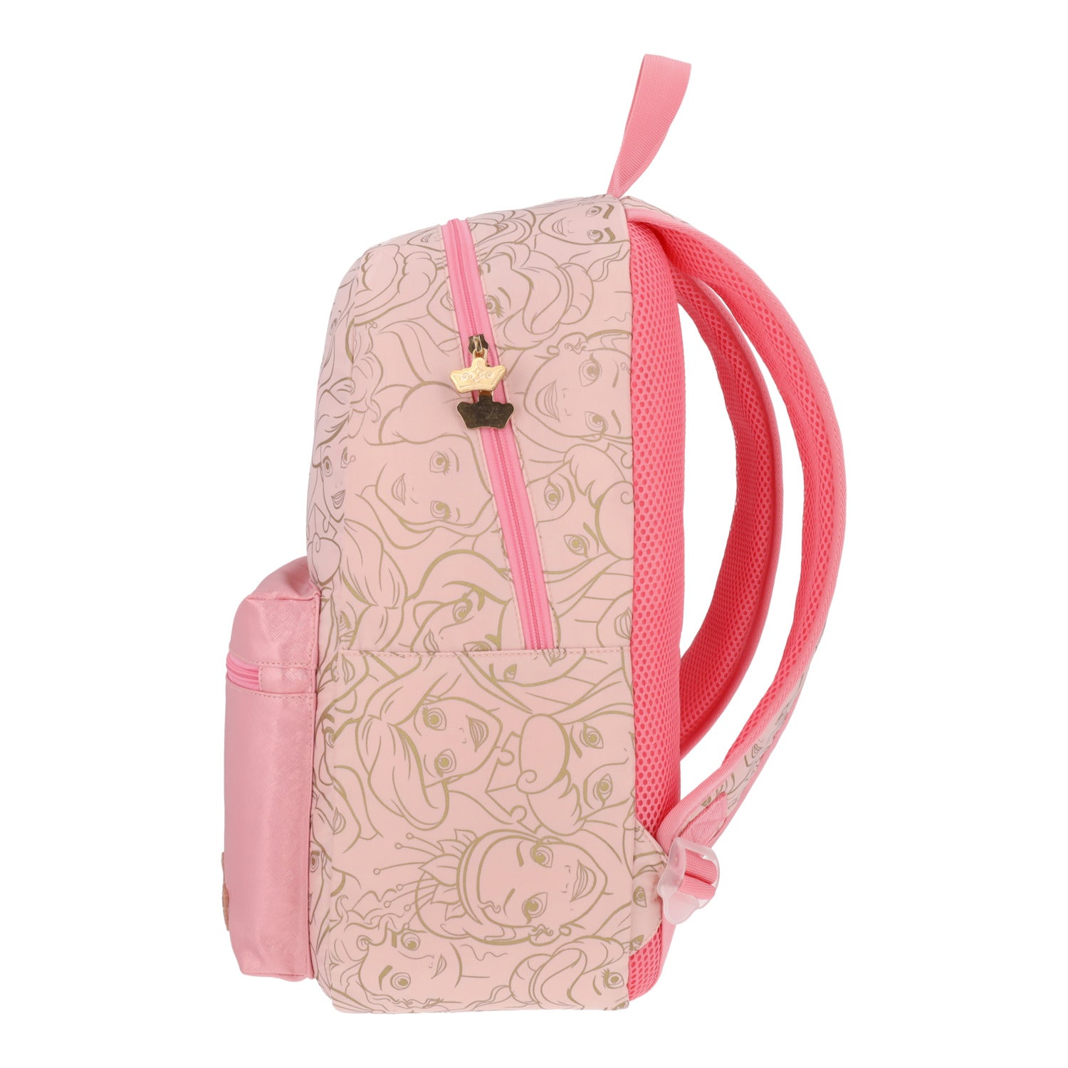 Mochila Escolar Niña Print Princesas Rosado Disney - Mochilas Chile | The Brands Club cl