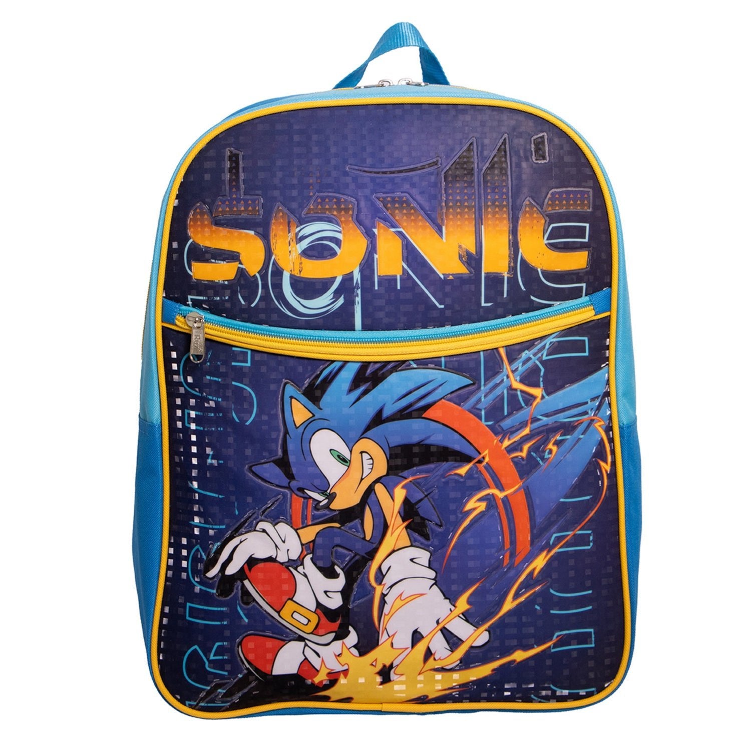 Mochila Escolar Niño Over Power Azul Sonic - Loncheras Chile | The Brands Club cl