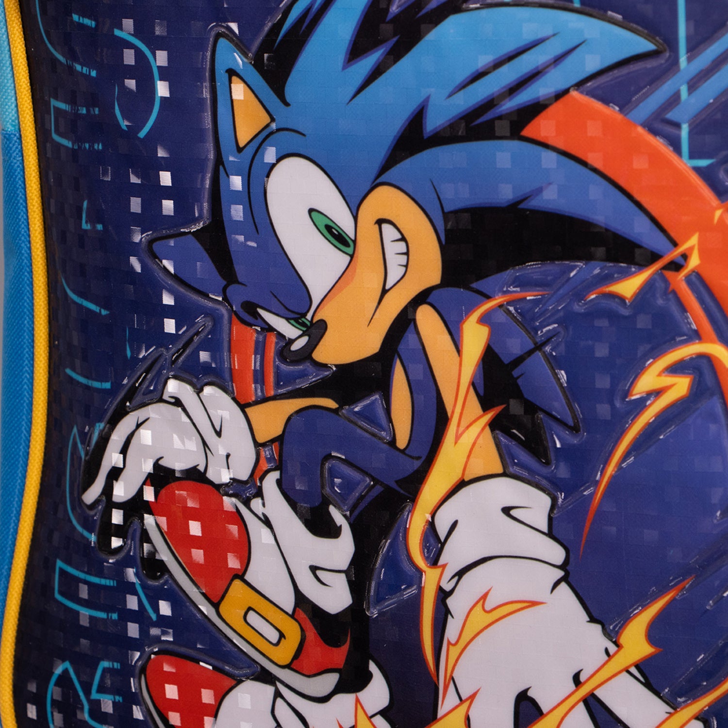 Mochila Escolar Niño Over Power Azul Sonic - Loncheras Chile | The Brands Club cl