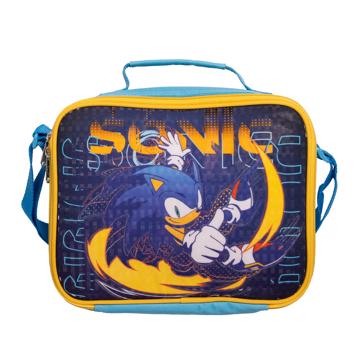 Lonchera Escolar Niño Over Power Azul Sonic