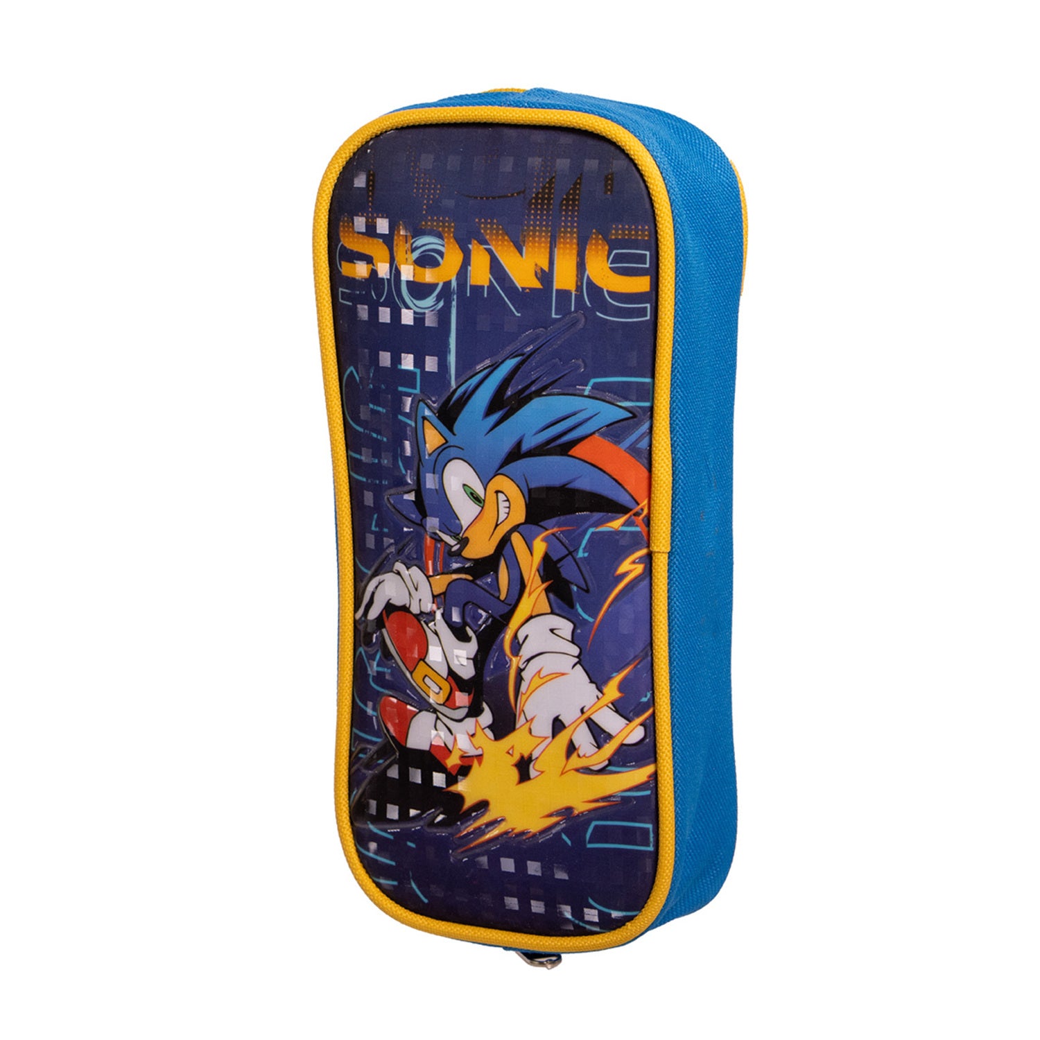 Estuche Escolar Niño Over Power Azul Sonic - Estuches Chile | The Brands Club cl