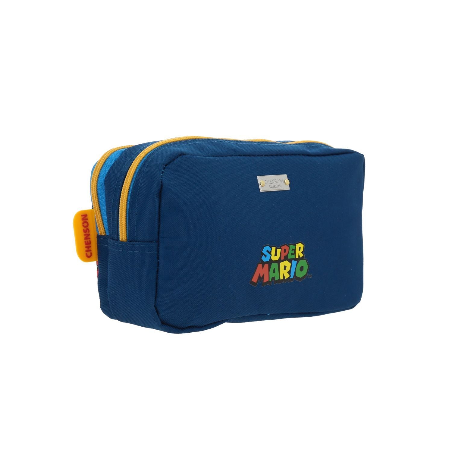 Estuche Escolar Niño Print Personajes Azul Mario Bros