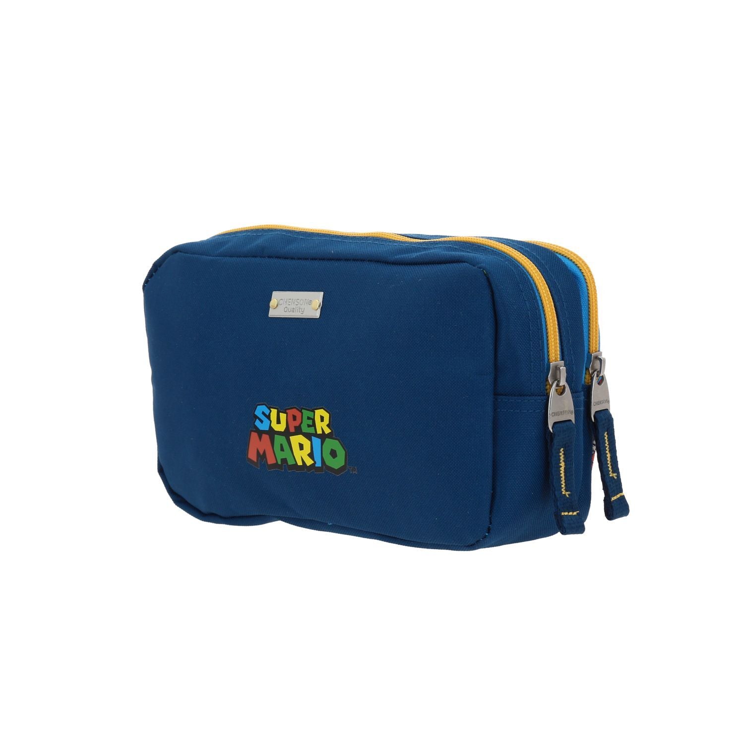 Estuche Escolar Niño Print Personajes Azul Mario Bros - Estuches Chile | The Brands Club cl