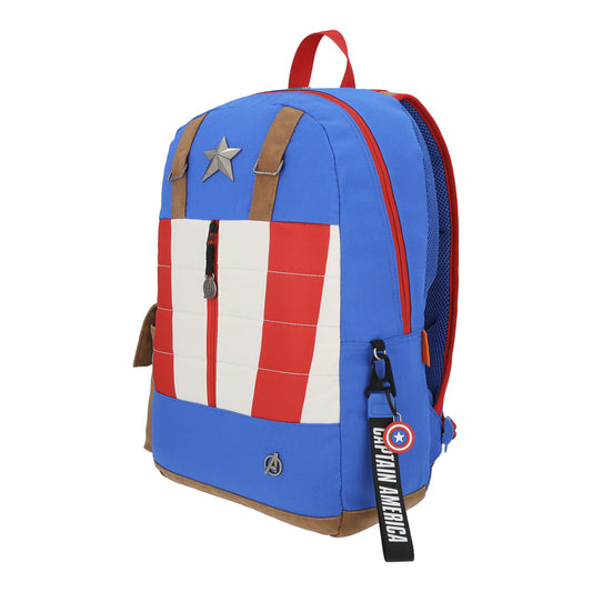 Mochila Escolar Niño Capitán America Azul Marvel - Mochilas Chile | The Brands Club cl