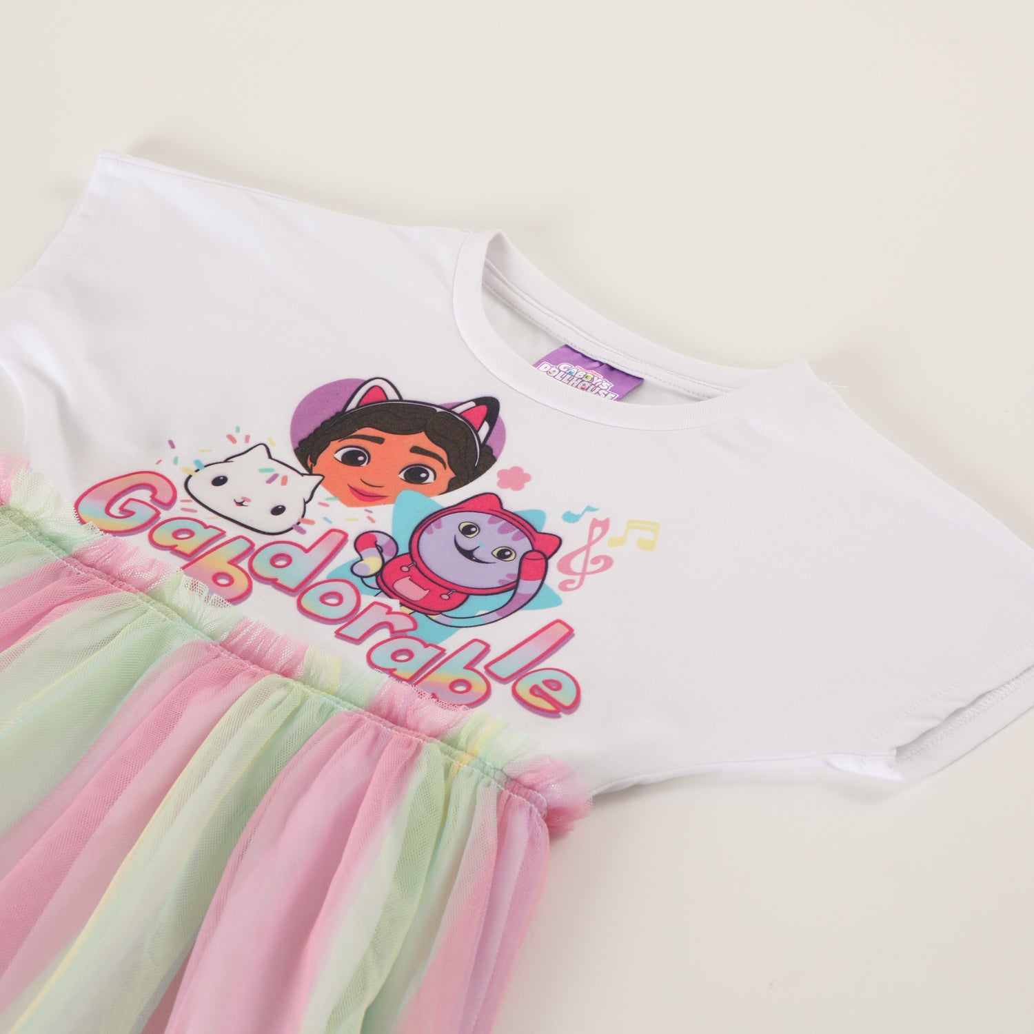 Vestido Niña Arcoirir Blanco Gabby Doll House