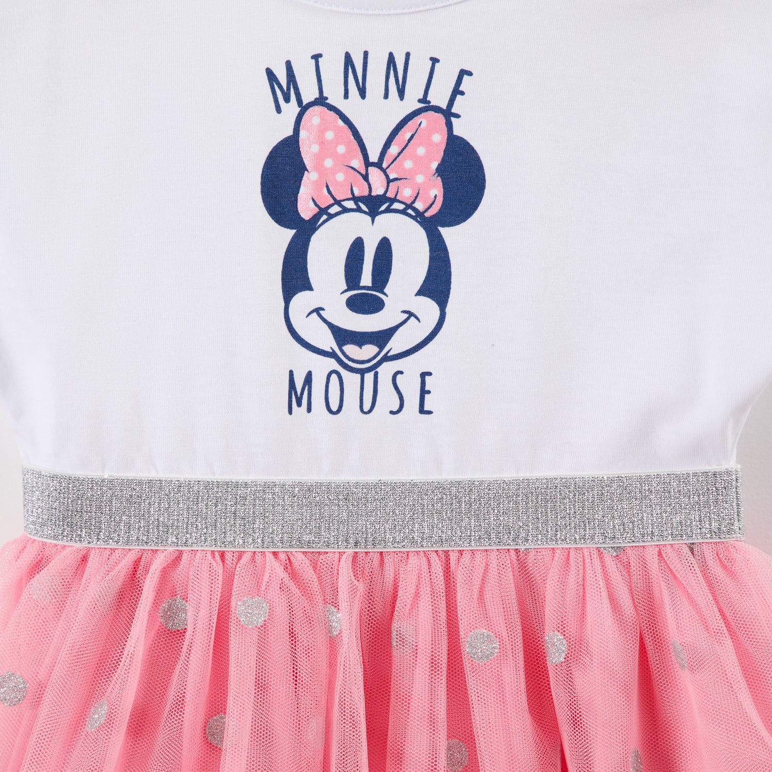 Vestido Niña Minnie Blanco Disney