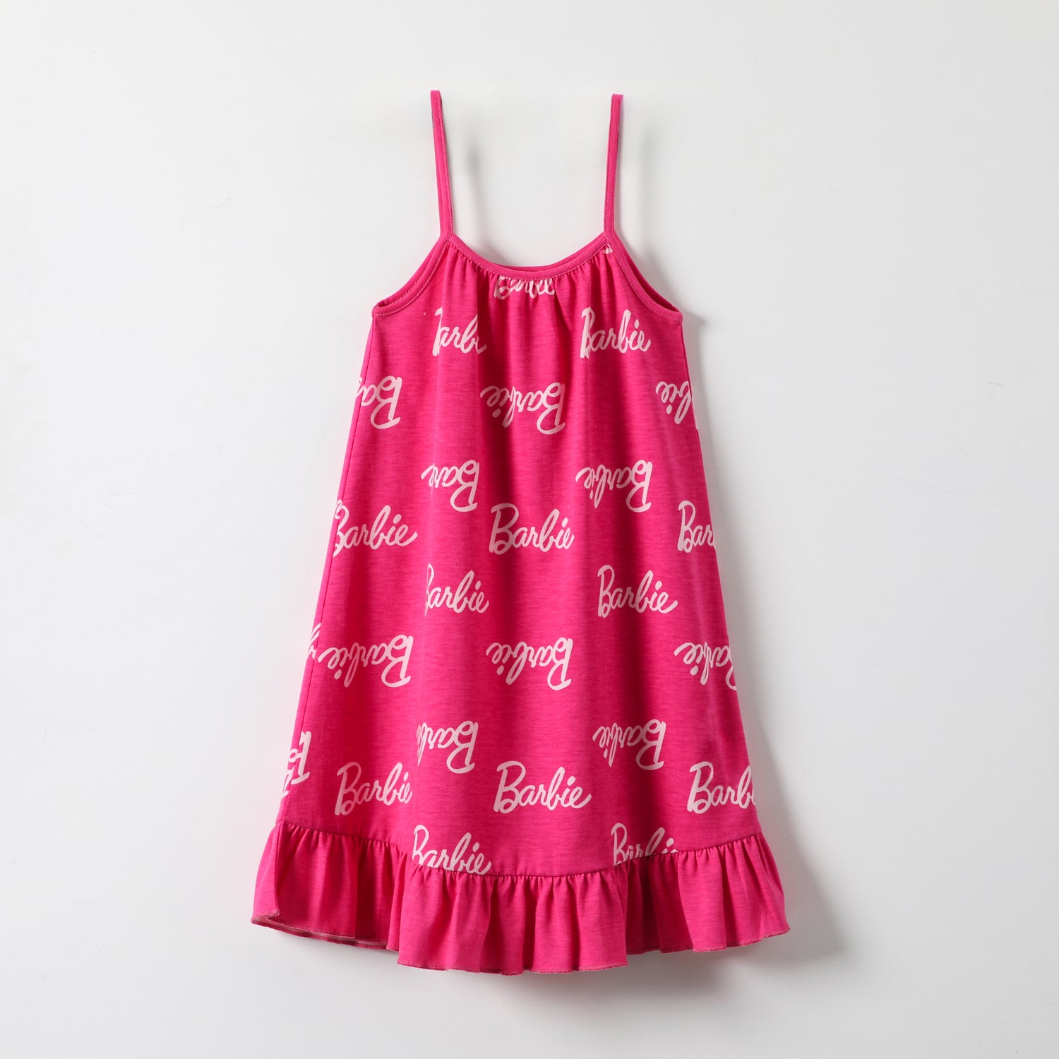 Vestido Niña Full Print Fucsia Barbie