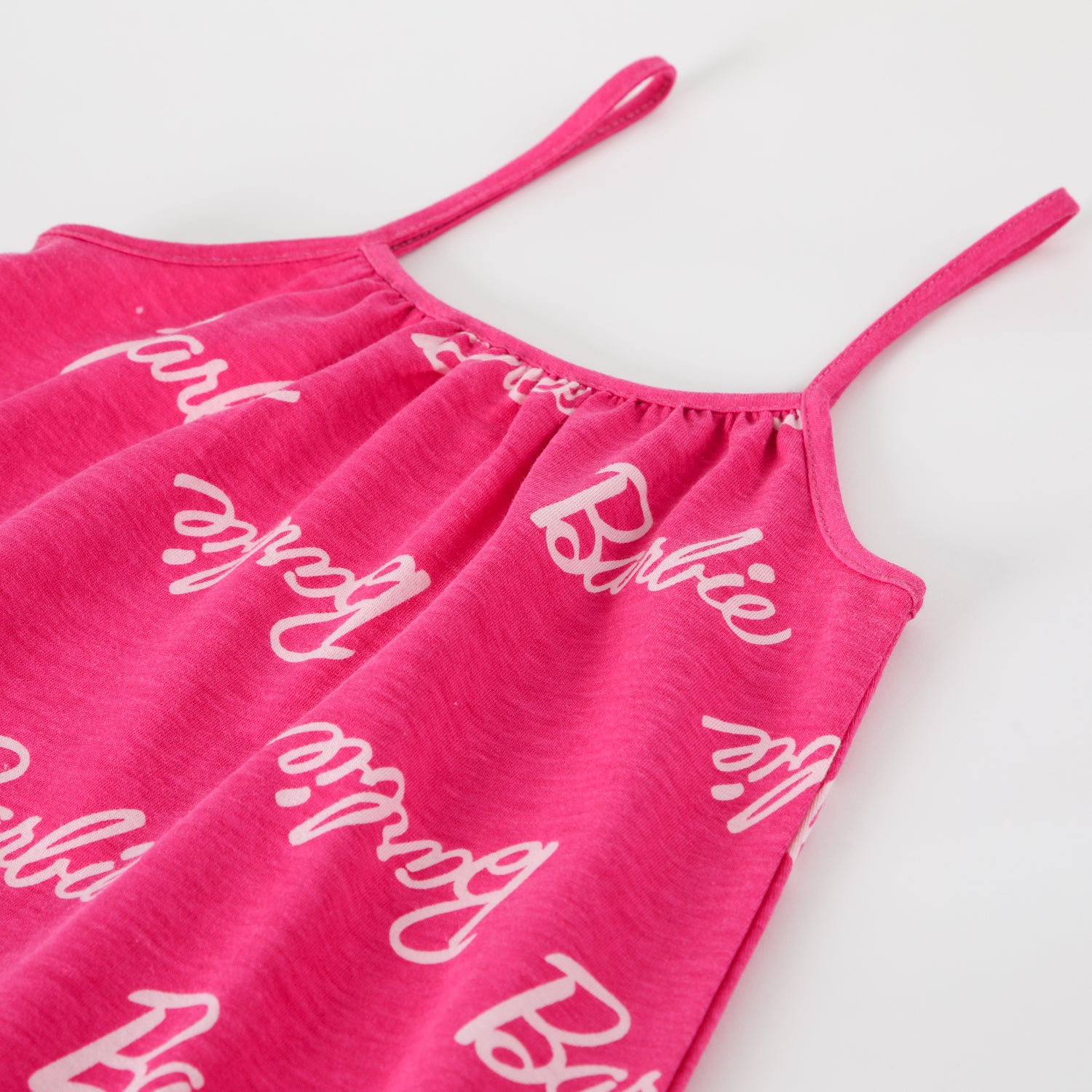 Vestido Niña Full Print Fucsia Barbie