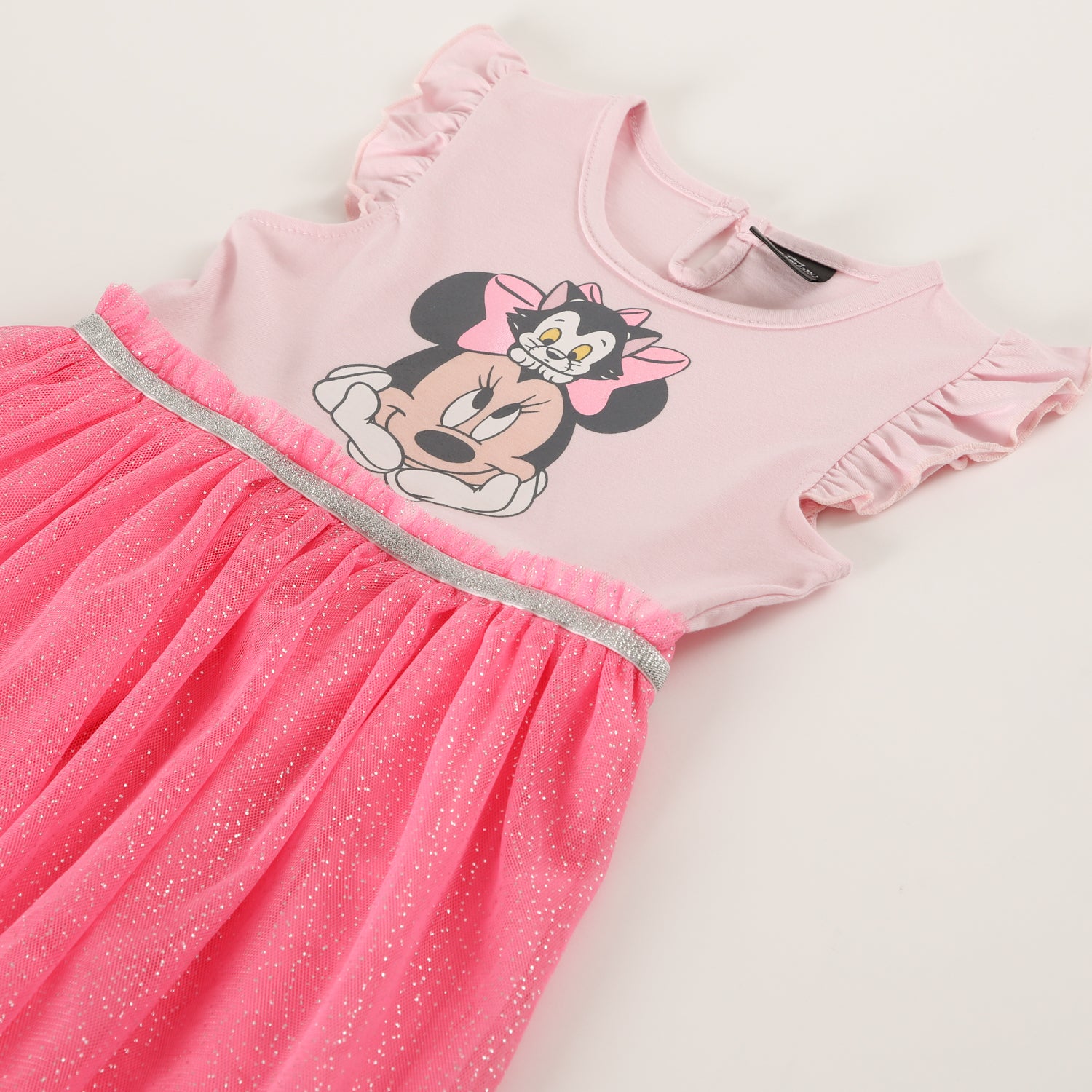 Vestido Niña Gato Minnie Rosado Disney