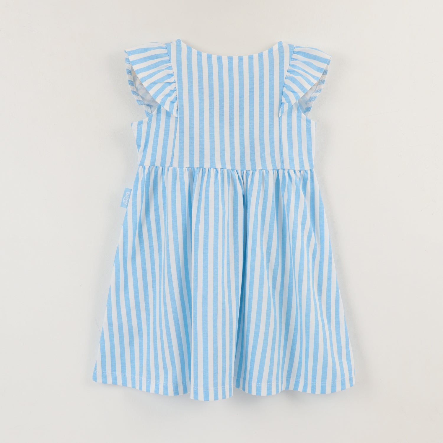 Vestido Sin Manga Niña Blanco Rayas Bluey Jump Bluey