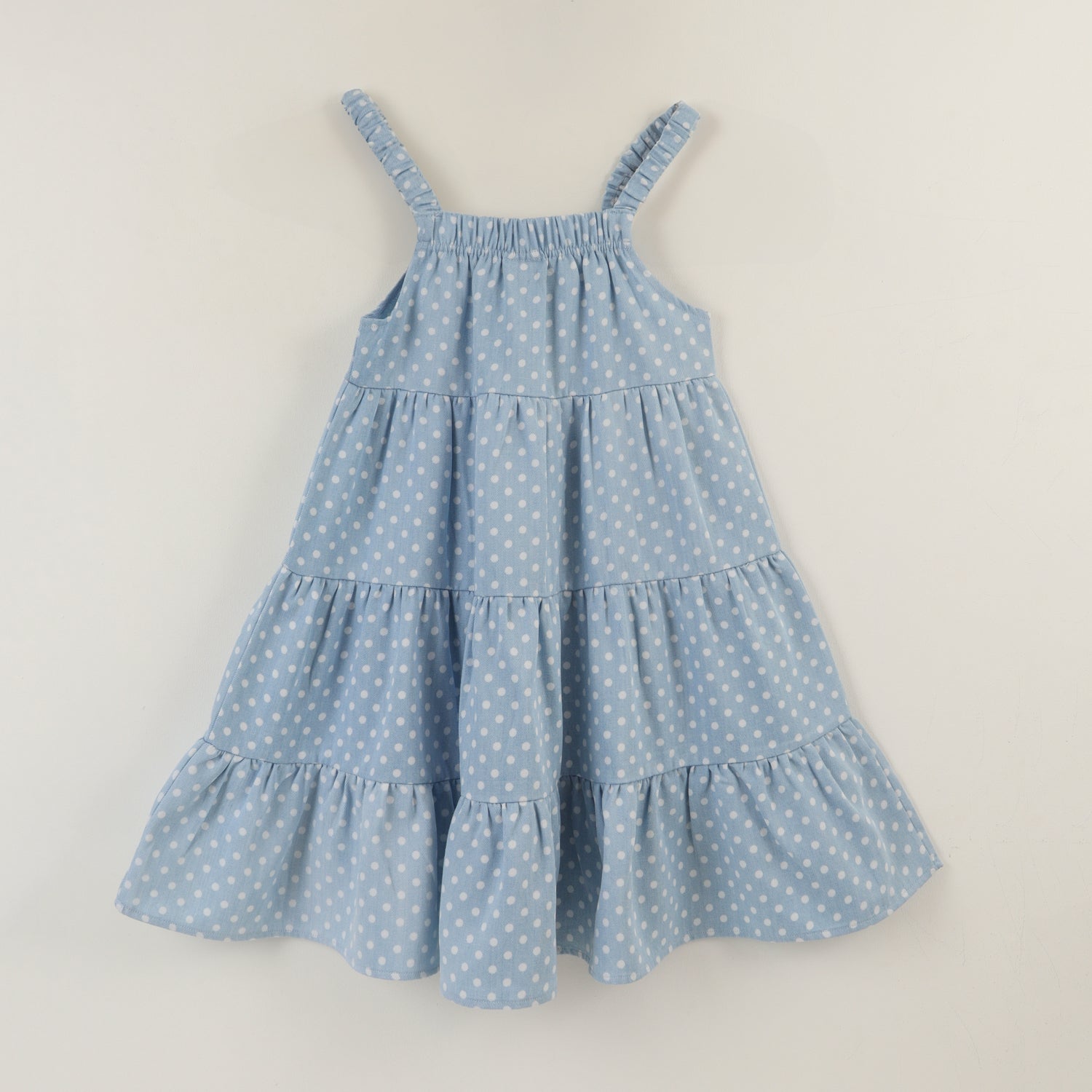 Vestido Sin Manga Niña Azul Print Minnie Disney