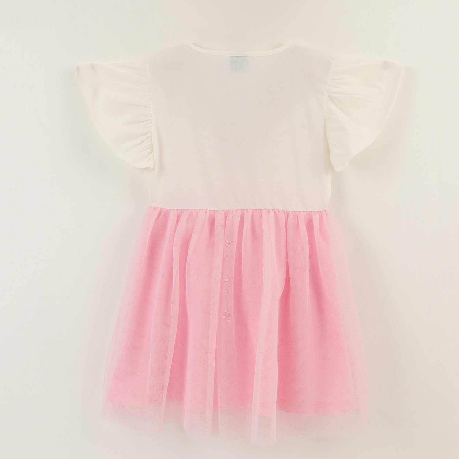 Vestido Manga Corta Niña Rosado Tull Minnie Mouse Disney