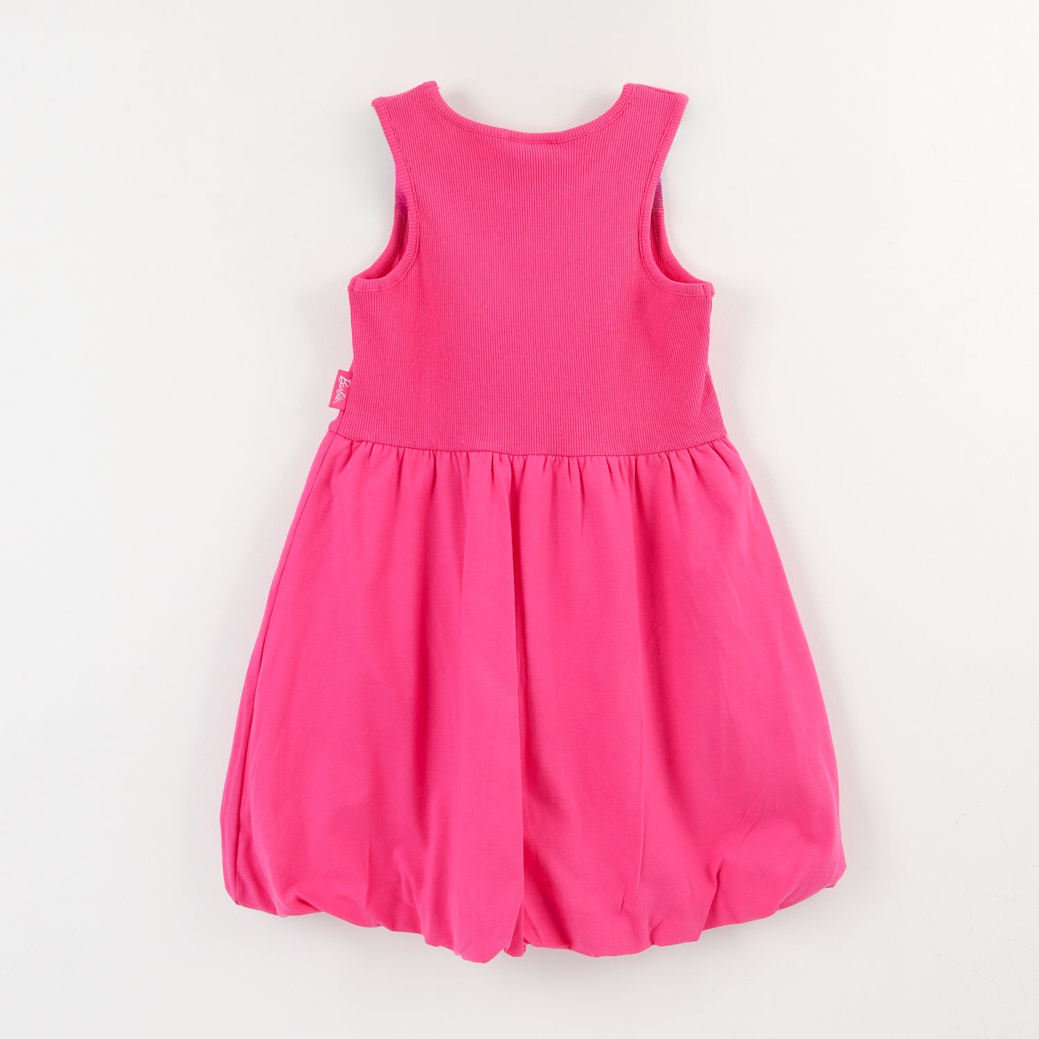 Vestido Sin Manga Niña Rosado Barbie Logo Barbie