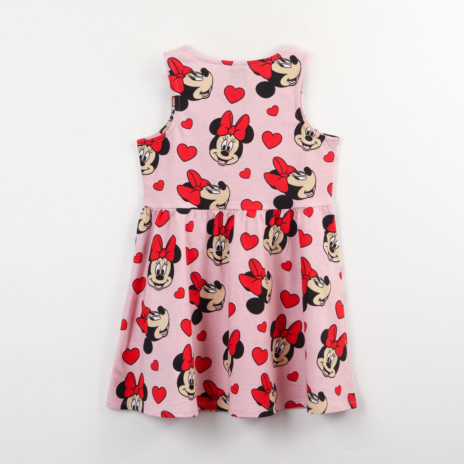 Vestido Niña Rosado Full Print Minnie Disney