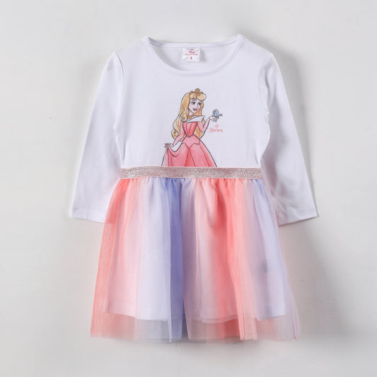 Vestido Tul Niña Aurora Disney Blanco - Vestidos Chile | The Brands Club cl