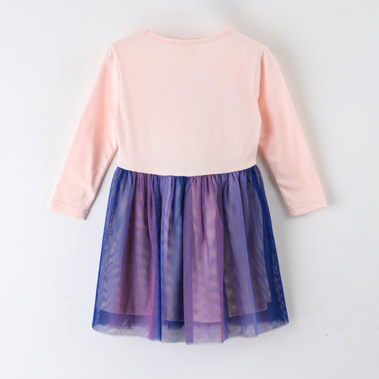 Vestido Tul Niña Stitch & Angel Disney Rosa - Vestidos Chile | The Brands Club cl