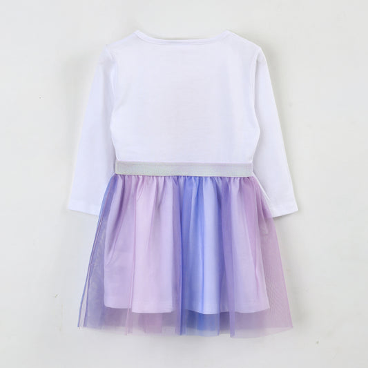 Vestido Tul Niña Rapunzel Disney Blanco - Vestidos Chile | The Brands Club cl