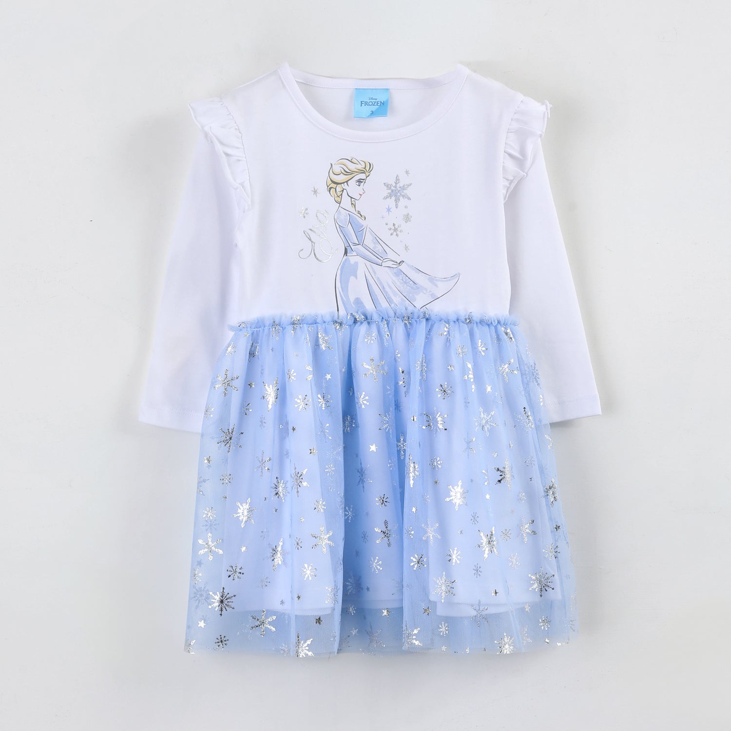 Vestido Tul Niña Elsa Disney Celeste - Vestidos Chile | The Brands Club cl