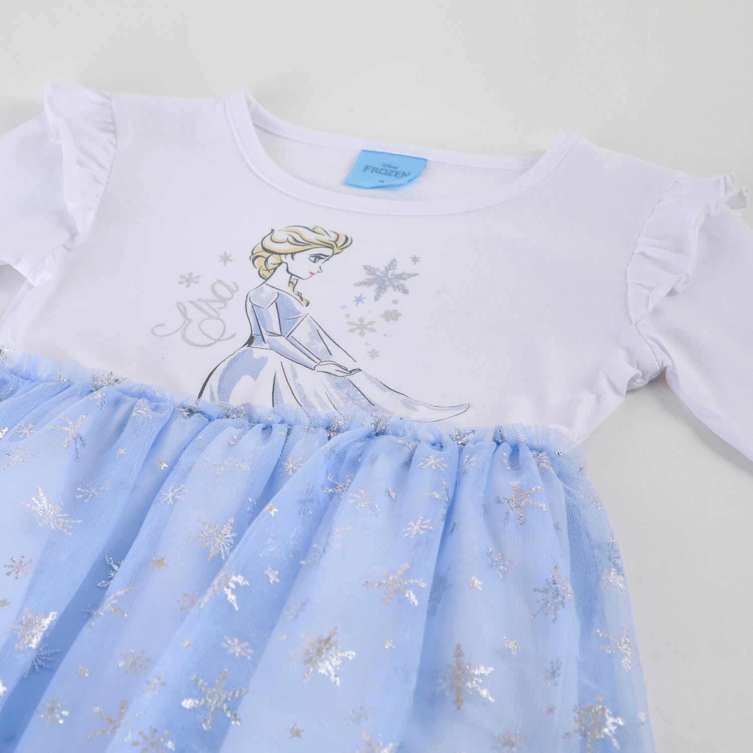 Vestido Tul Niña Elsa Disney Celeste - Vestidos Chile | The Brands Club cl
