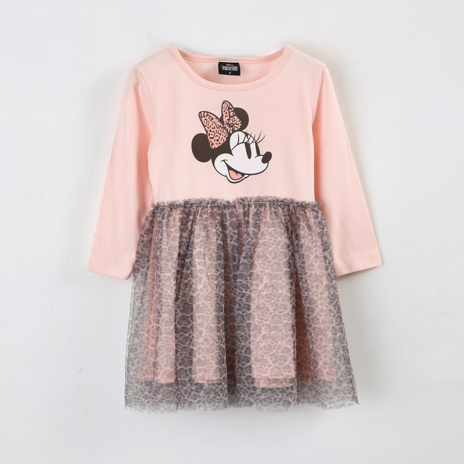 Vestido Tul Niña Minnie Rosado Disney