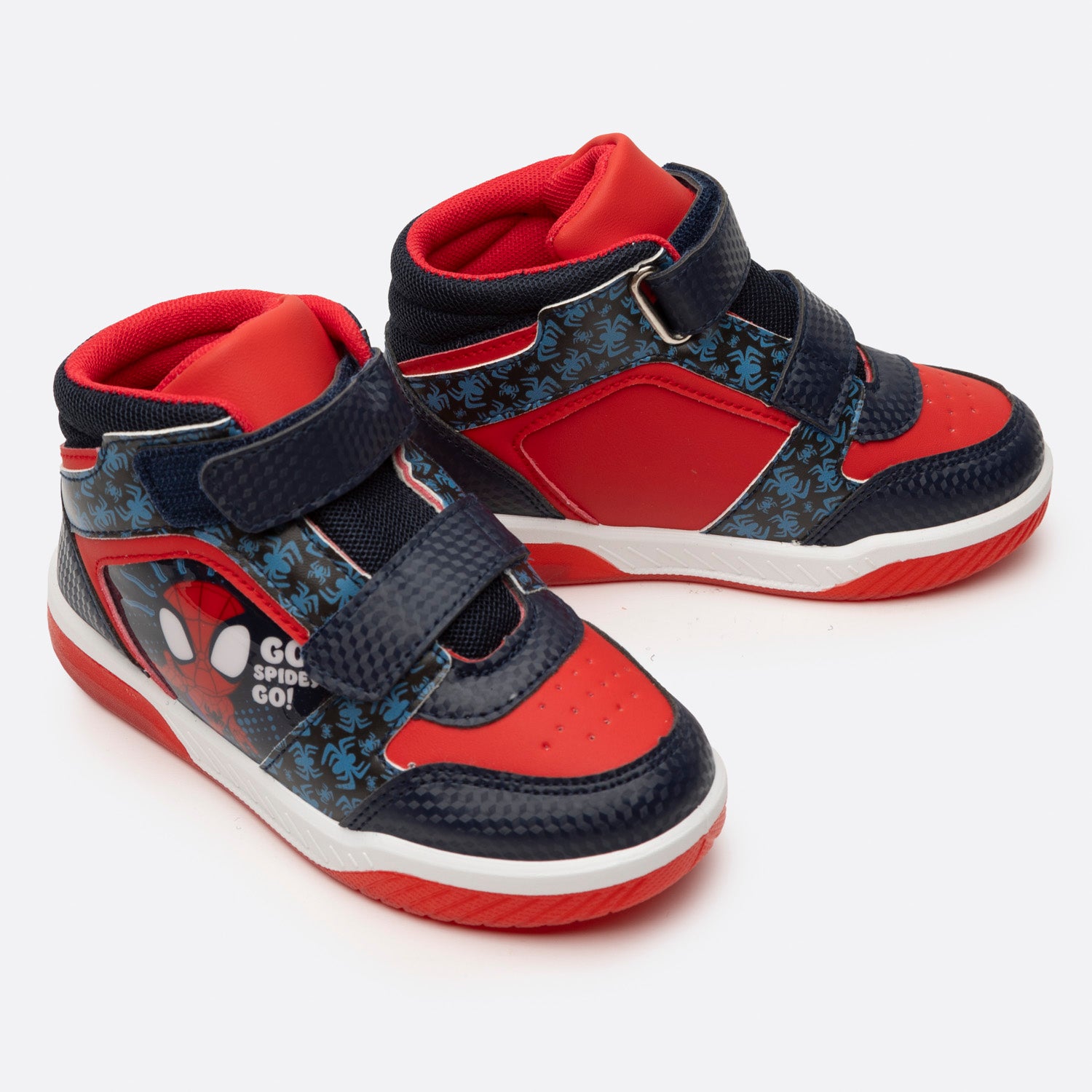 Zapatillas Con Luces Niño Spidey Azul Marvel