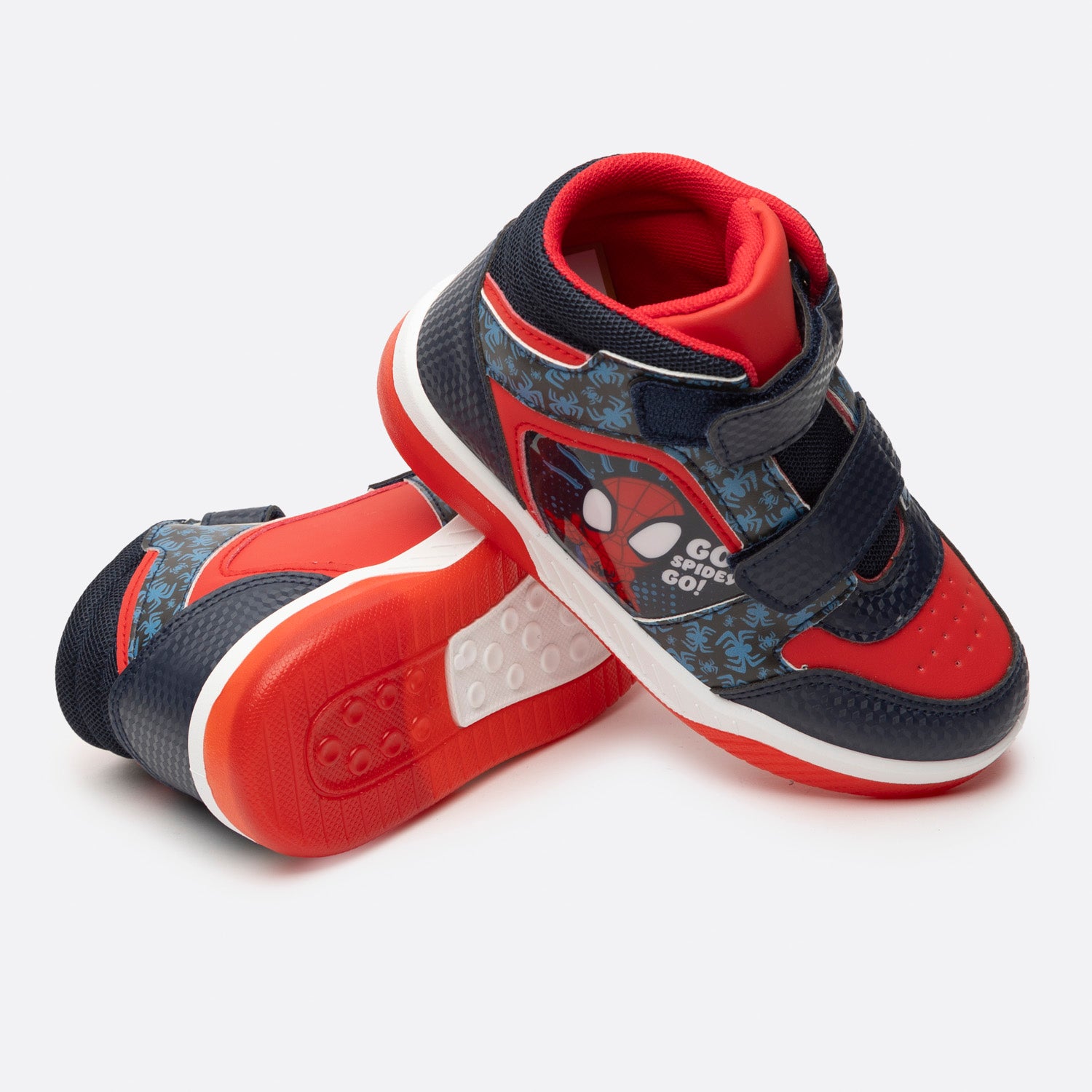 Zapatillas Con Luces Niño Spidey Azul Marvel