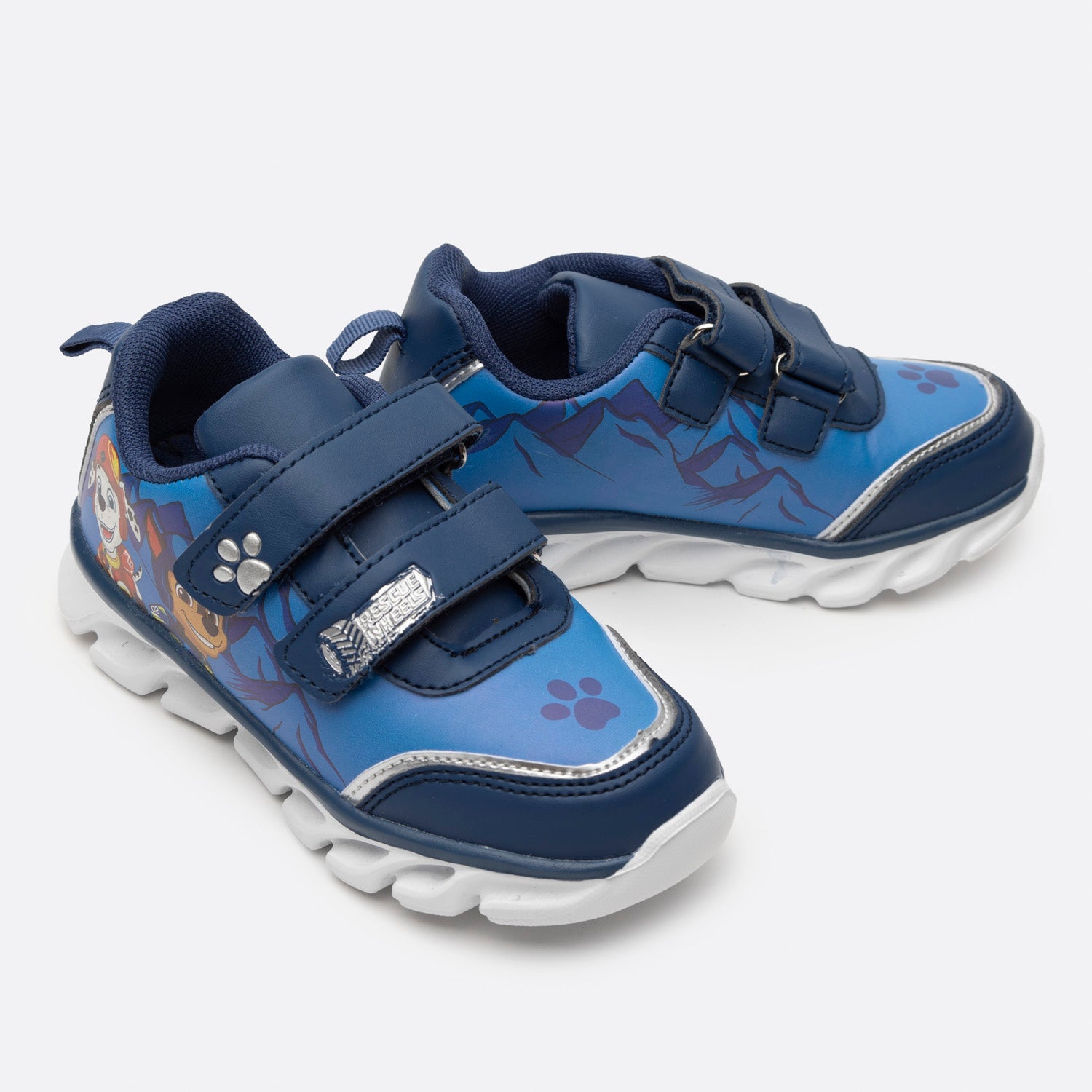 Zapatillas Con Luces Niño Chase y Marshal Azul Paw Patrol - Zapatillas Chile | The Brands Club cl